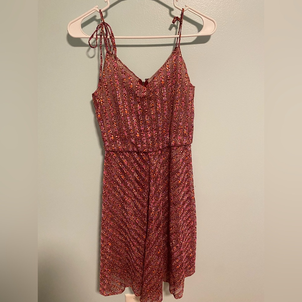 Elegant Red Sleeveless Dress